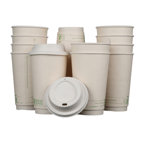 Compostable Coffee Cups by Living Balance